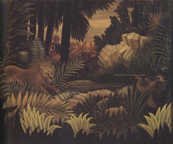 The Lion Hunter, Henri Rousseau